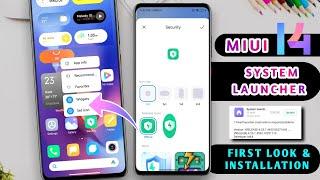  Official Install Miui 14 Stable Launcher With Super Icon | Miui 14 System Launcher & Wallpapers