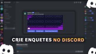 COMO CRIAR ENQUETES NO DISCORD - APPDECK