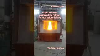 Amazing!!! This holding furnace can be containerized and exported. #aluminum #furnace#holdingfurnace