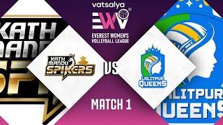 KATHMANDU SPIKERS VS LALITPUR QUEENS - Match #1 - 30th Sep - Everest Women's Volleyball League 2024