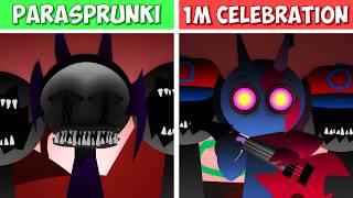 Incredibox Sprunki - PARASPRUNKI 1 MILLION CELEBRATION | Normal vs Horror