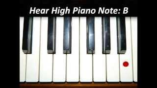 Hear Piano Note - High B