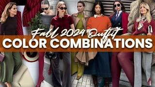 6 Expensive & Classy Fall 2024 Color Combinations You Need to Wear Now