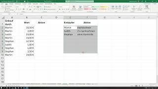 Microsoft Excel 5/6: Verweisfunktionen SVERWEIS und WVERWEIS