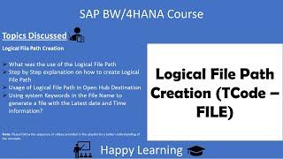 43 Logical File Path Creation