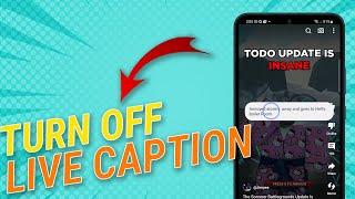 How to Turn Off Live Caption on Samsung Galaxy Phones