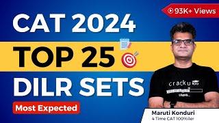 Top-25 CAT LRDI Sets  Most Expected | All major topics covered