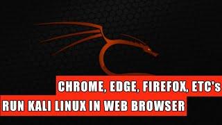 ||HOW TO RUN KALI LINUX IN WEB  BROWSER|| #cybersecurity #ethicalhacker #ethicalhacking