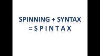 What is Spintax?