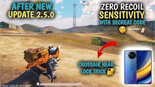 POCO X3 PRO PUBG New Sensitivity Settings | GYRO & NON GYRO WITH SENSI CODE  OF NEW UPDATE 2.5.0