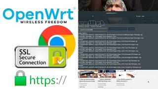  OpenWRT LuCI NET::ERR_CERT_INVALID create self-signed SSL certificate for browsers Chrome, Safari