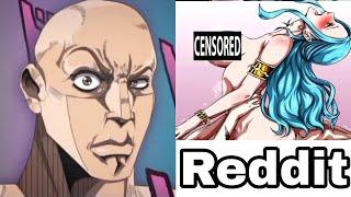 Anime VS Reddit (The rock reaction meme