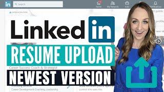 How to Upload Resume on LinkedIn (2020 LATEST VERSION)  |  LinkedIn Resume Upload
