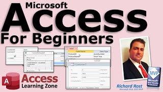 Microsoft Access Beginner Full 3 Hour Tutorial Database Planning, Customer Table, Queries, Forms