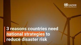 3 reasons countries need national strategies to reduce disaster risk | UNDRR