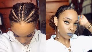 BRAIDED BUN PROTECTIVE STYLE USING BETTER LENGTH KINKY CURLY CLIP INS