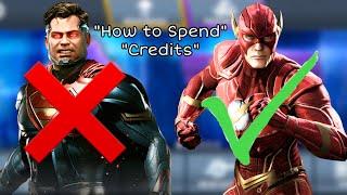 Injustice Mobile- How to Spend your CREDITS ( New Players/ Wise Decisions)
