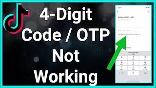 Fix! TikTok 4-Digit Code / OTP Not Working Or Received