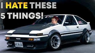 5 Thing I Hate About My Toyota Corolla AE86