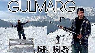 Gulmarg Kashmir ️|| 14 in January 2025|| Gulmarg Vlog || snowfall in Gulmarg