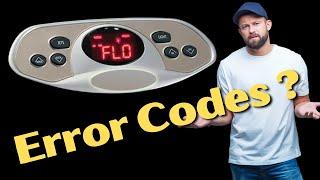 Understanding a HOT TUB Flow Error Code / HOT TUB Error Message