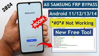 Boom ! All Samsung Frp Bypass/Unlock One Click Tool  *#0*# Not Working | All Method Fail Solution