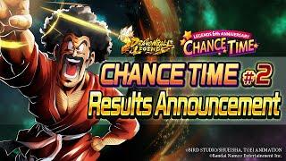 DRAGON BALL LEGENDS "LEGENDS 6th ANNIVERSARY CHANCE TIME!!" #2 Results Announcement