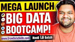 3 Months DATA ENGINEERING BOOTCAMP3-June | NooB 1.0 BATCH  Live CLASSES | GrowDataSkills