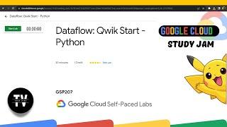 Dataflow: Qwik Start - Python || [GSP207] || Solution