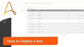 How to Deploy a Bot in Automation 360