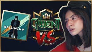 Playing against Gwent partner RithwikP!