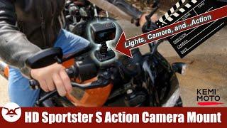 All right, Mr. DeMille, I'm Ready For My Close-Up | HD Sportster S Action Cam Mount by Kemimoto