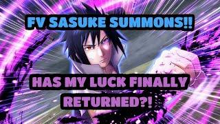 FV Sasuke SUMMONS! Has My Luck FINALLY Returned?? (Nxb NInja Voltage)