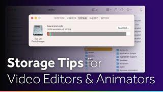 Always Running Out Of Space || Cleaning Your Hard Drive for Animators and Video Editors