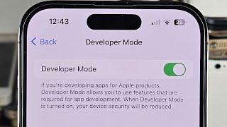 How To Enable Developer Mode on iPhone iOS 17
