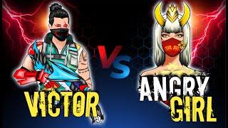 Victor Dada  vs Angry  Girl Subscriber She Challenge me for 1 v 1 | Realme 5pro|