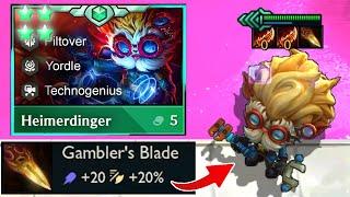 4 Star Heimerdinger ⭐⭐⭐⭐ ft. Gambler's Blade...BRRRRRR!!!