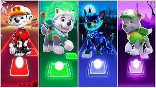 PAW Patrol: The Mighty Movie ️ Marshall  Coral  Liberty  Chase  Skye ️ Tiles Hop EDM Rush!