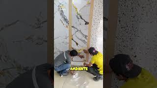 HOW TO INSTALL SLOTTED PANEL AND PVC MARBLE IN ROLL