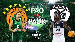 Panathinaikos - PAOK 100-81 | Basket League Highlights Round 13 (5/1/2025)