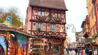 [4K ] Colmar, France: Magical Christmas Town⭐Fairy-tale Christmas market in Alsace  Dec. 2022