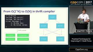 CppCon 2017: Dmitry Panin “Practical Techniques for Improving C++ Build Times”