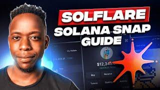 How to Use Solflare || Solana Snap MetaMask Wallet Extension || Solflare Snap