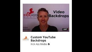 Custom YouTube Backdrops