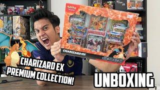 CHARIZARD EX PREMIUM COLLECTION UNBOXING! MENCARI PAK JAD SIR!