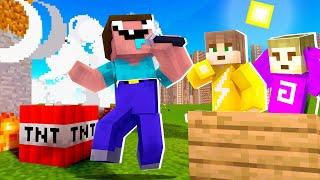 EXPLOSIEF OPTREDEN Voor MICK, GIEL En De PRO (Minecraft Survival)