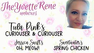 Unboxing Curiouser & Curiouser by Tula Pink + Spring Chicken + Oh, Meow!