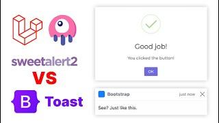 Fitur Sweetalert & Bootstrap Toast Menggunakan Laravel Livewire