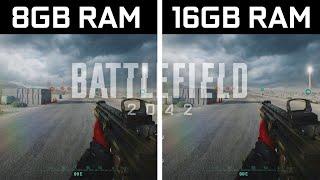 Battlefield 2042 - 8GB RAM vs 16GB RAM - FPS Test