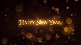 HAPPY NEW YEAR LOGO CINEMATIC GREEN SCREEN EFFECT/FREE DOWNLOAD